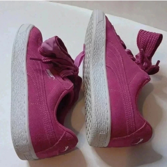 Puma Kids Fuchsia Sneakers - Picture 10 of 15